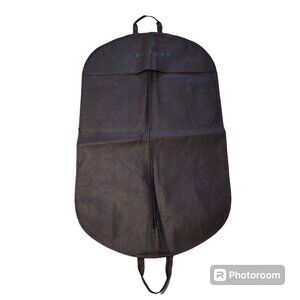 J Hilburn Suit Garment Bag Empty Brown Logo Thin Breathable Handles 39 x 23